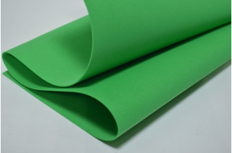 Фоамиран (1,2мм) 60см*70см зеленый (3837)
