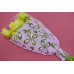 Пакет для цветов "Милана" 30см*40см*10см нежно-розовый (50шт) (0748)