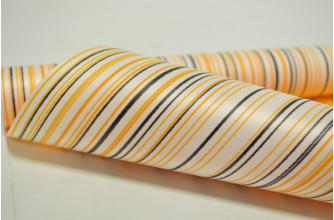 Матовая пленка "Цветная полоса" 60см*5м желтая (7102)