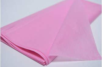 Бумага тишью 51*66см (10шт) розовая (0525)