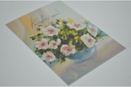 Мини-открытка 5см*7см "Расцветай!" (10шт) (8629)