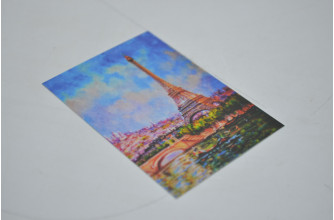 Мини-открытка 5см*7см "Париж" (10шт) (0025)