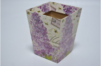 Коробочка для цветов "Виолетт" 12см*15см*9см (0800)