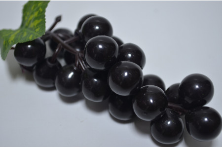 Гроздь винограда (D12мм*Н13см) черная (7594)