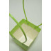 Плайм-пакет с рельефным рисунком "Трапеция" (12см*12см*8см) салатовый (8706)
