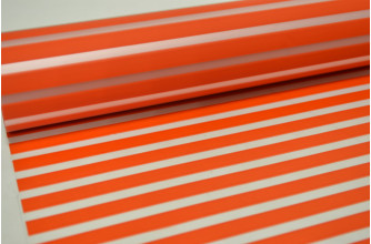 Пленка матовая с рисунком "PLASTIFLORA" 50см*9м оранжевая (9215)