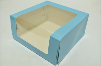 Коробка "Мусс" 23см*23см*11,5см голубая (5797)