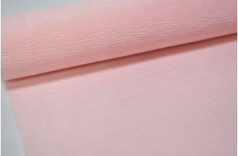 Гофрированная бумага 50см*2,5м (Италия) 569 светло-розовая (6901)