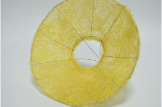 Каркас "Гладкий сизаль" D30см желтый (6140)