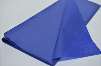 Бумага тишью 51*66см (10шт) синяя (5426)
