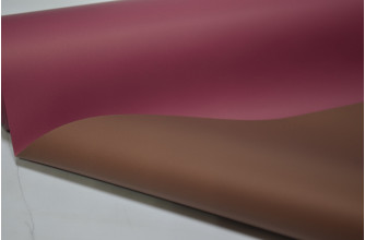 Матовая пленка двухсторонняя (Корея) 50см*10м бордо-шоколад (4444)